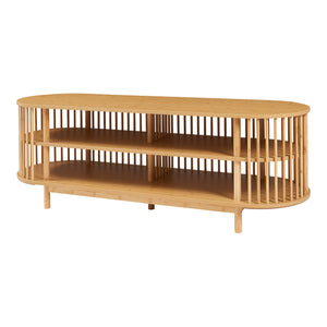 TV-bord Jarvenpaa bambu [en.casa]