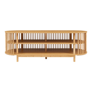 TV-bord Jarvenpaa bambu [en.casa]