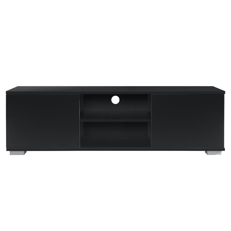 Måttskiss Tv bänk 2 dörrar 34,5x120x40cm [en.casa] välj modell