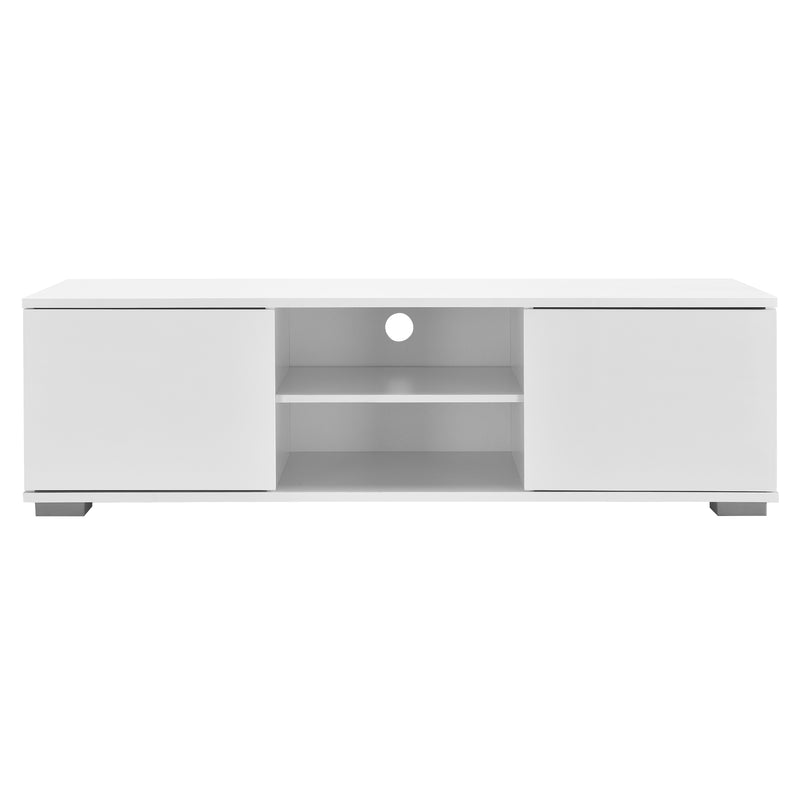 Måttskiss Tv bänk 2 dörrar 34,5x120x40cm [en.casa] välj modell