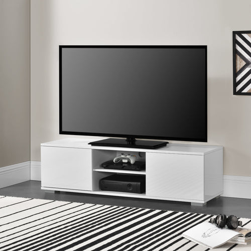Tv bänk 2 dörrar 34,5x120x40cm [en.casa] välj modell