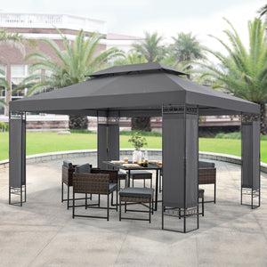 Marquee Lanciano Pavilion 400x300x265cm i olika färger [en.casa]