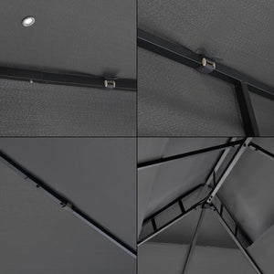 Marquee Lanciano Pavilion 400x300x265cm i olika färger [en.casa]