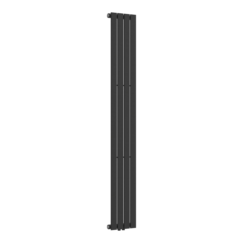 Designradiator Nore Svart 180x30cm Enkelrad 598W [neu.haus]