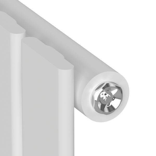 Designradiator Nore Vit 60x80cm Enkelt lager 616W [neu.haus]