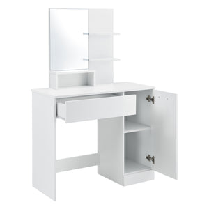 Toalettbord Krugersdorp sminkbord med spegel med förvaring [en.casa] välj modell