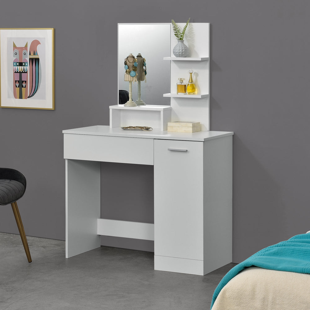 Sminkbord Krugersdorp 138x90x38 cm i olika färger en.casa - premiumXL