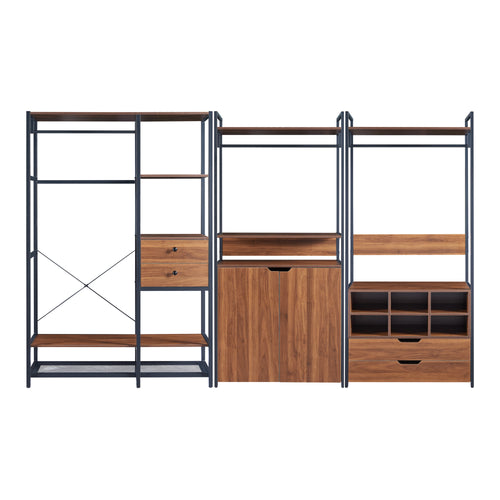 Garderobsställ Set Larem [en.casa]