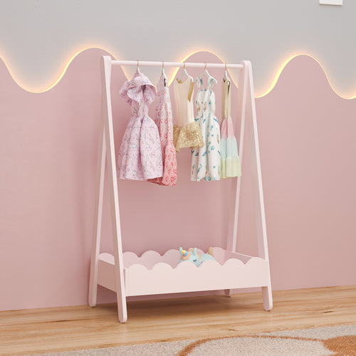 Barnklädhängare Vestnes 99x66x38 cm Cotton Candy [en.casa]