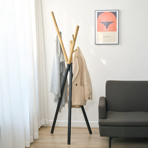 Garderobsställ Laerdal 172x49x49 cm stål [en.casa]