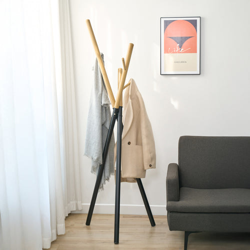 Garderobsställ Laerdal 172x49x49 cm stål [en.casa]