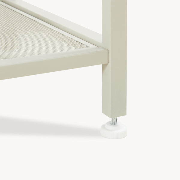 Garderobsställning Napinerg med spegel och skohylla 185x98x34 cm [en.casa]