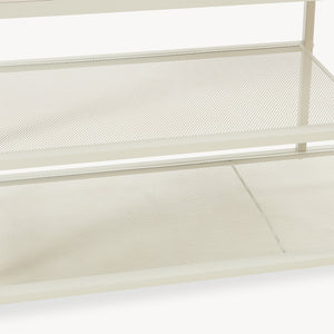 Garderobsställning Napinerg med spegel och skohylla 185x98x34 cm [en.casa]