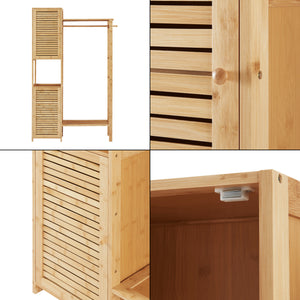 Klädhängare Oldsum bambu [en.casa]