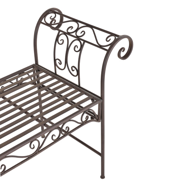 Trädgårdsbänk Cossila 70x147x46cm [en.casa] välj modell