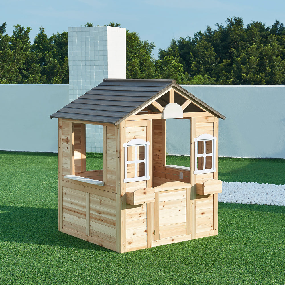 Lekstuga Acciano 131x113x97 cm tallträ [casa.pro]