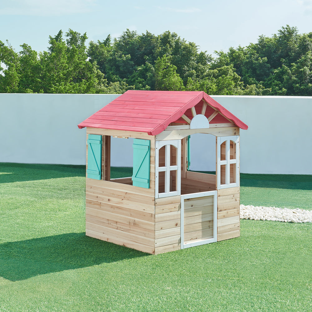 Barnlekshus Lulä Lekstuga 130x115x101 cm Trä [casa.pro]