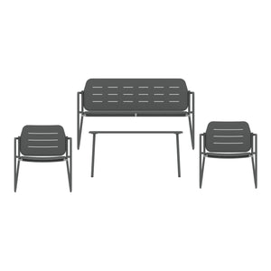 Trädgårdsmöbelset Andria Stål [casa.pro]