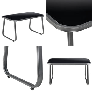 Loungegrupp Anzi set om 4 stål glas set [casa.pro] välj modell