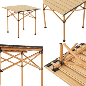 Campingset Bellante av bord och hopfällbara stolar stål [casa.pro]