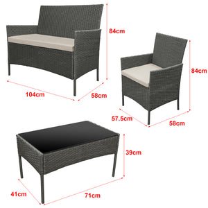 Loungegrupp Prazeres för trädgården [en.casa] välj modell