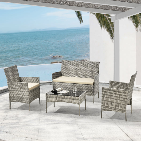 Loungegrupp Prazeres för trädgården [en.casa] välj modell