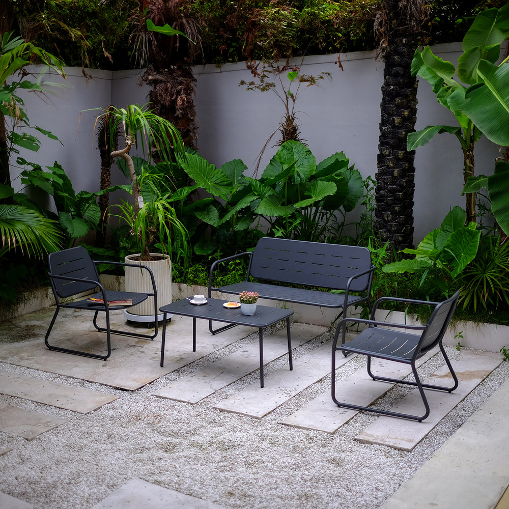 Trädgårdsmöbelset Andria Stål [casa.pro]