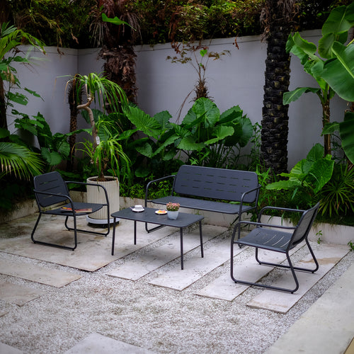 Trädgårdsmöbelset Andria Stål [casa.pro]