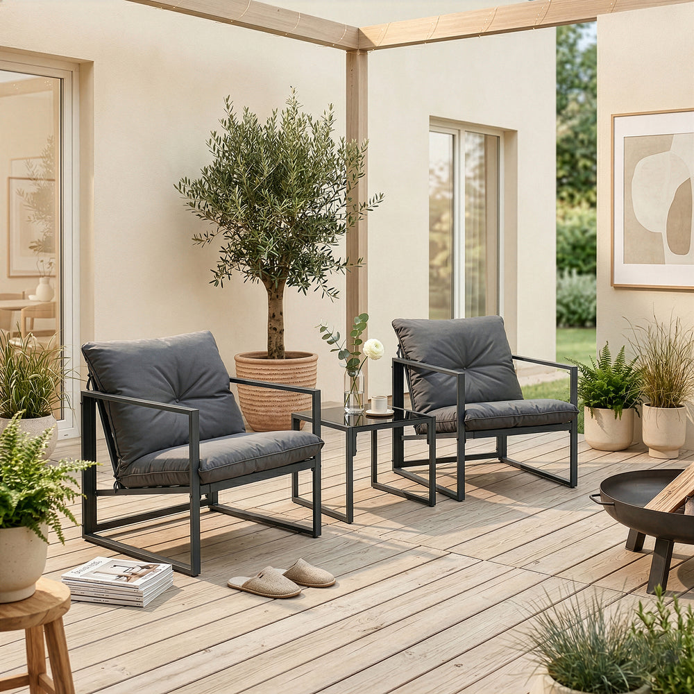 Loungeset Karg 3-del. [casa.pro]