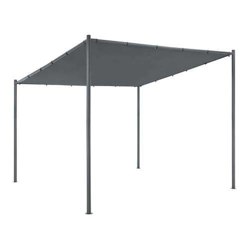 Paviljong Carunchio 300x285x248cm Mörkgrå [en.casa]