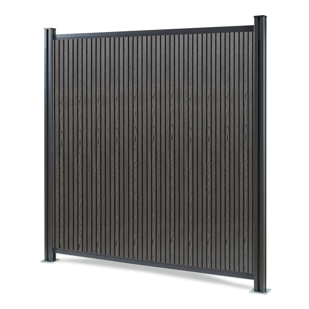 Trädgårdsstaket Grassano WPC [ny.trä]