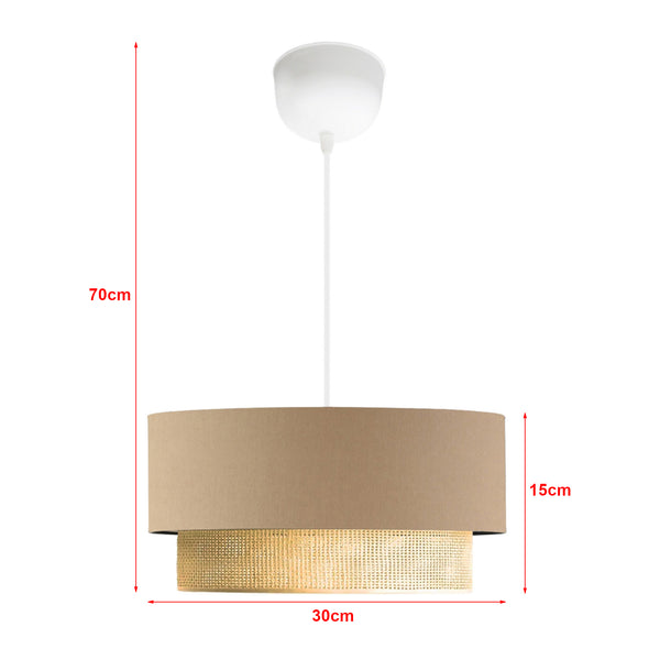 Taklampa Loughborough 1 x E27 i olika färger[lux.pro]