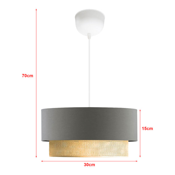 Taklampa Loughborough 1 x E27 i olika färger[lux.pro]