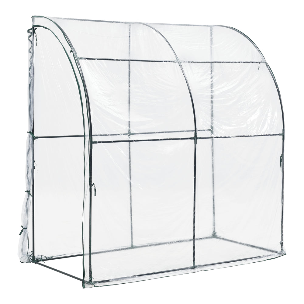 Växthus Juta 100x200x215 cm [en.casa]