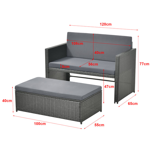 Loungegrupp Segovia loungeset [en.casa] välj modell