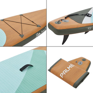 Uppblåsbar SUP-bräda Palmeira Stand Up paddelbräda 320x76x15 cm [in.tec] välj modell
