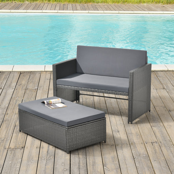 Loungegrupp Segovia loungeset [en.casa] välj modell