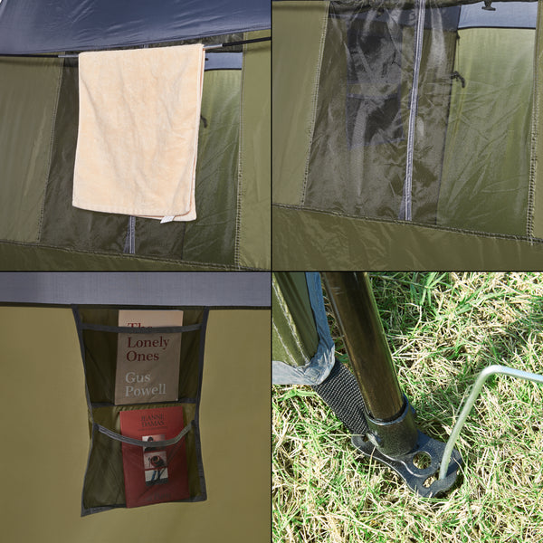 Pop-up duschtält Ayas 150x150x200 cm [pro.tec]