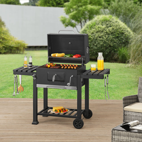Arnad svart grillvagn [casa.pro]