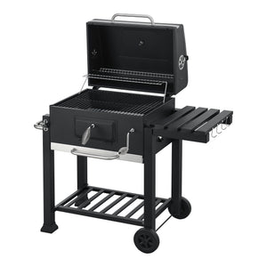 Arnad svart grillvagn [casa.pro]