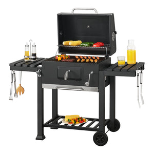 Arnad svart grillvagn [casa.pro]