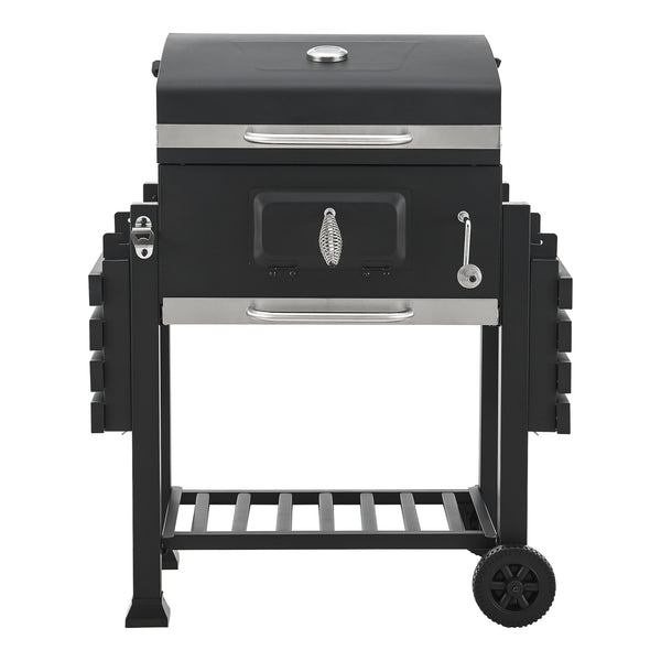 Arnad svart grillvagn [casa.pro]