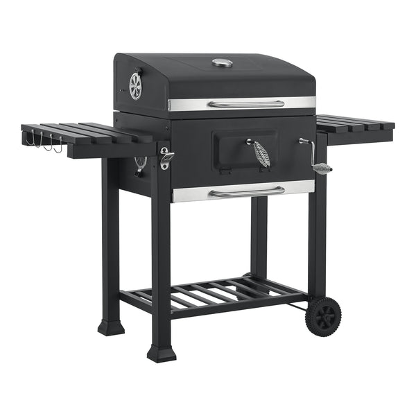 Arnad svart grillvagn [casa.pro]