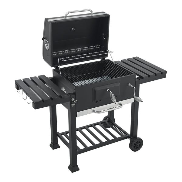 Arnad svart grillvagn [casa.pro]