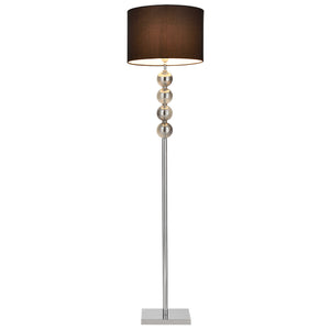 Golvlampa Spheridern 1x E27 Ø 37,5 x 155 cm Krom/Svart lux.pro - premiumXL