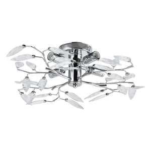 Taklampa Kira 4x E14 Ø 47,5 x 15 cm Kromfärgad/Silverfärgad lux.pro - premiumXL