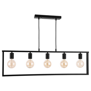 [lux.pro]® Taklampa Kiekki-100x30cm-metall-svart