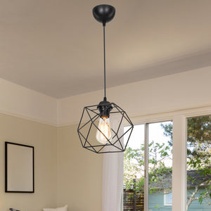 Pendellampa Brentwood E27 metall svart [lux.pro]