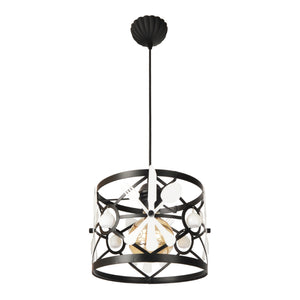 Taklampa Patchway Svart / Vit 1 x E27 [lux.pro]