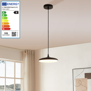 Hänglampa Oupilu med integrerade LED-lampor Metall 120x25x25 cm Svart/Vit [lux.pro] - premiumXL